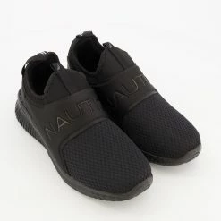 Nautica Black Coaster Trainers