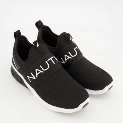 Nautica Black Steeper Sport Sock Trainers
