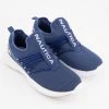 Nautica Navy & White Logo Trainers