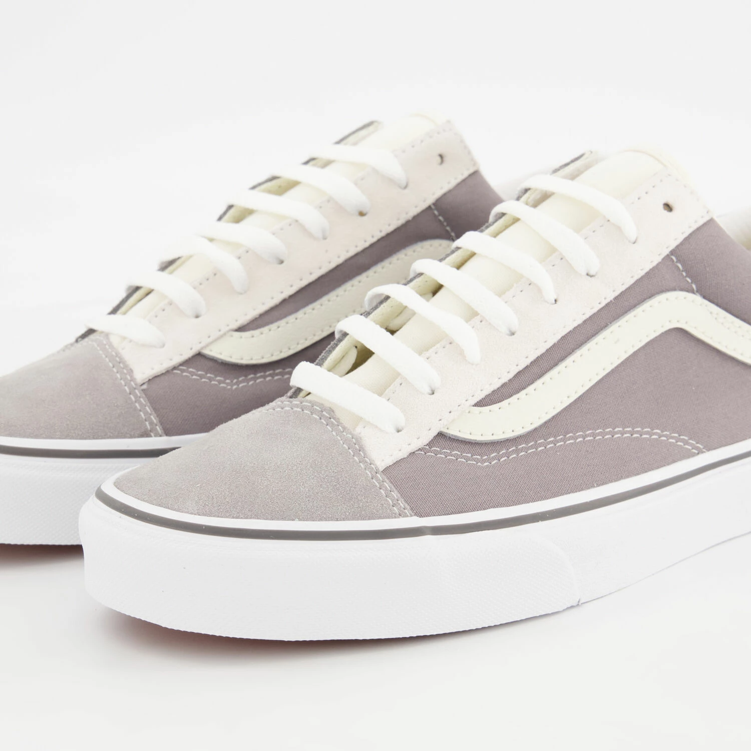 Vans Grey Colour Block Trainers - Image 3