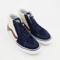 Vans Blue & Burgundy Sk8_Hi Trainers