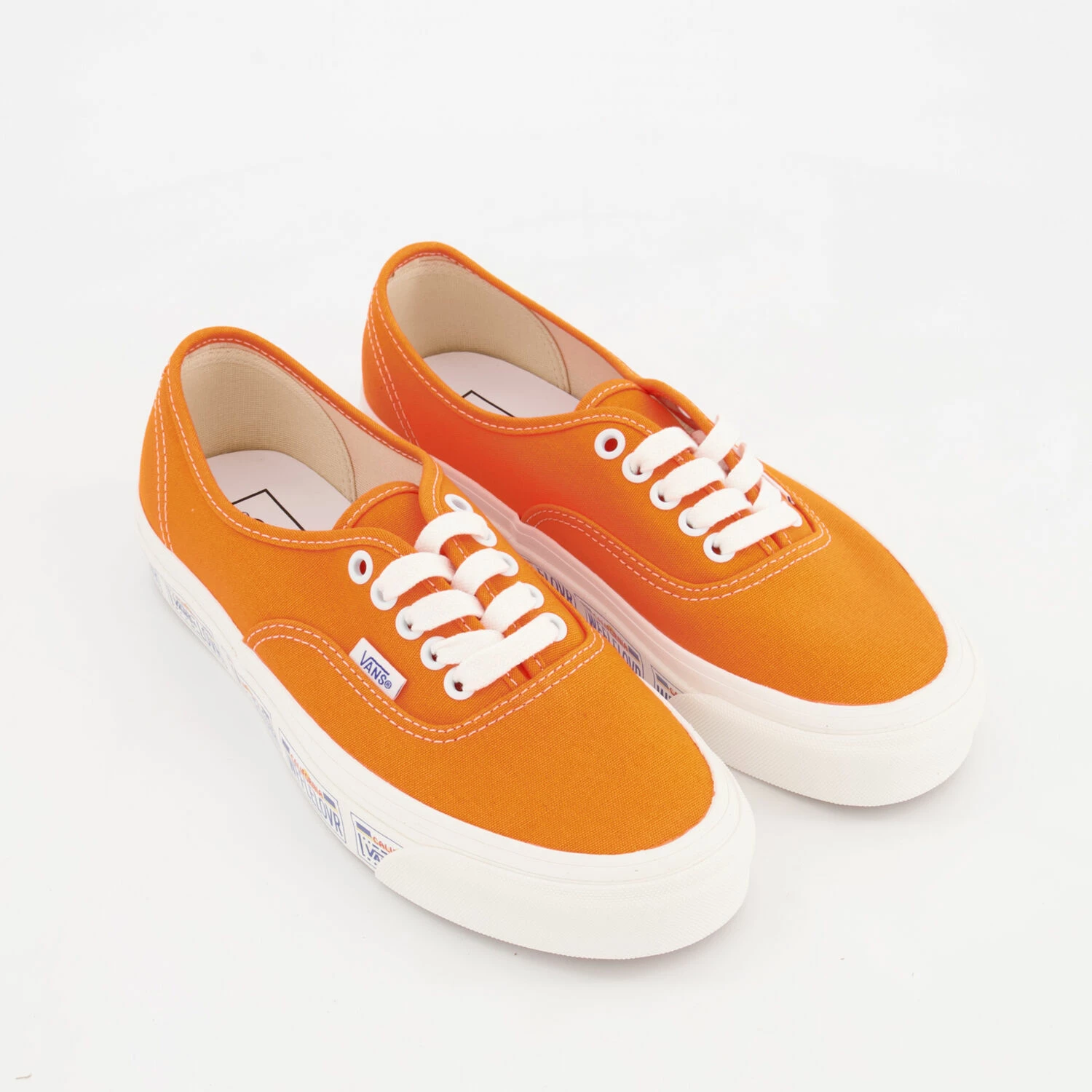 Vans Orange Authentic 44D Anaheim Trainers