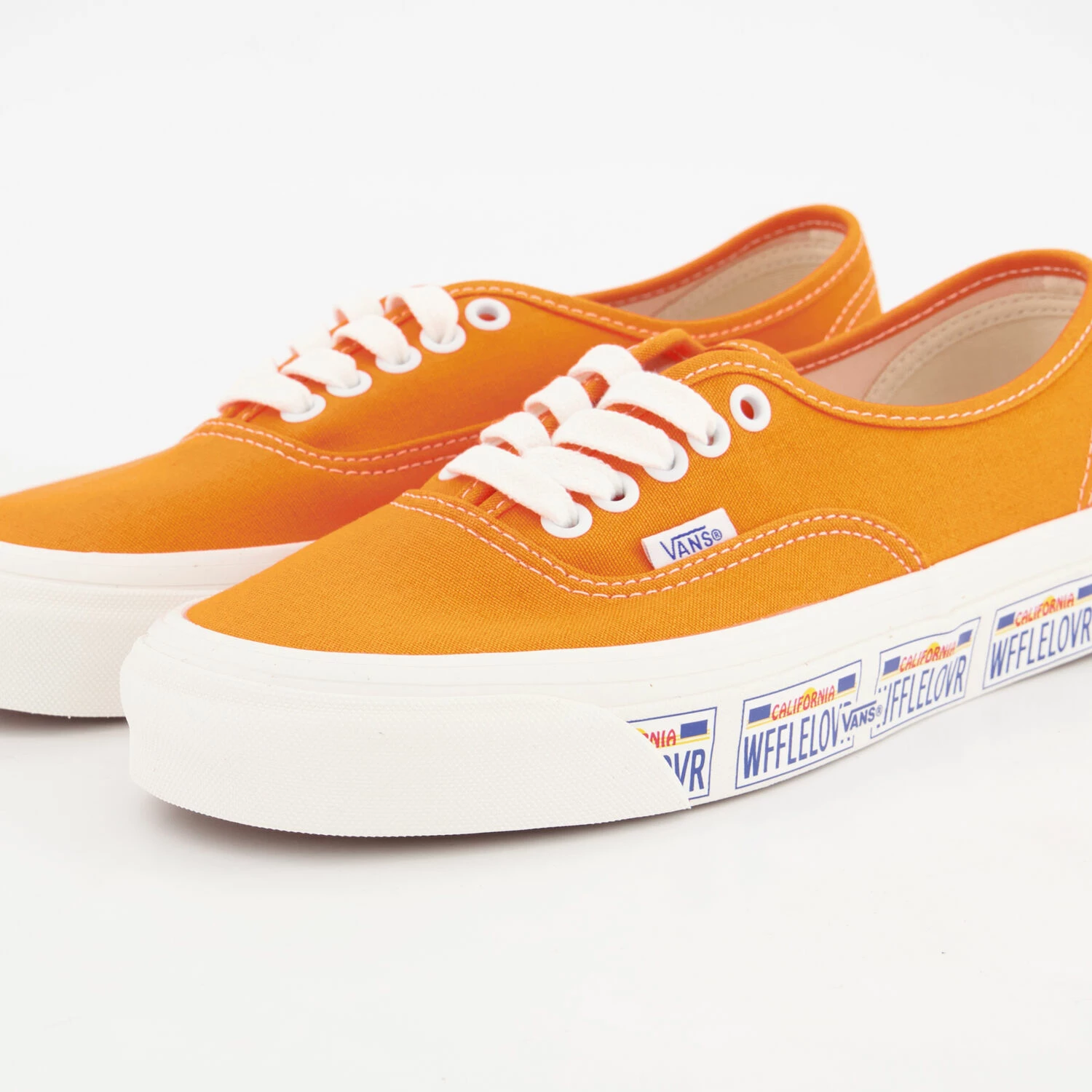 Vans Orange Authentic 44D Anaheim Trainers - Image 3