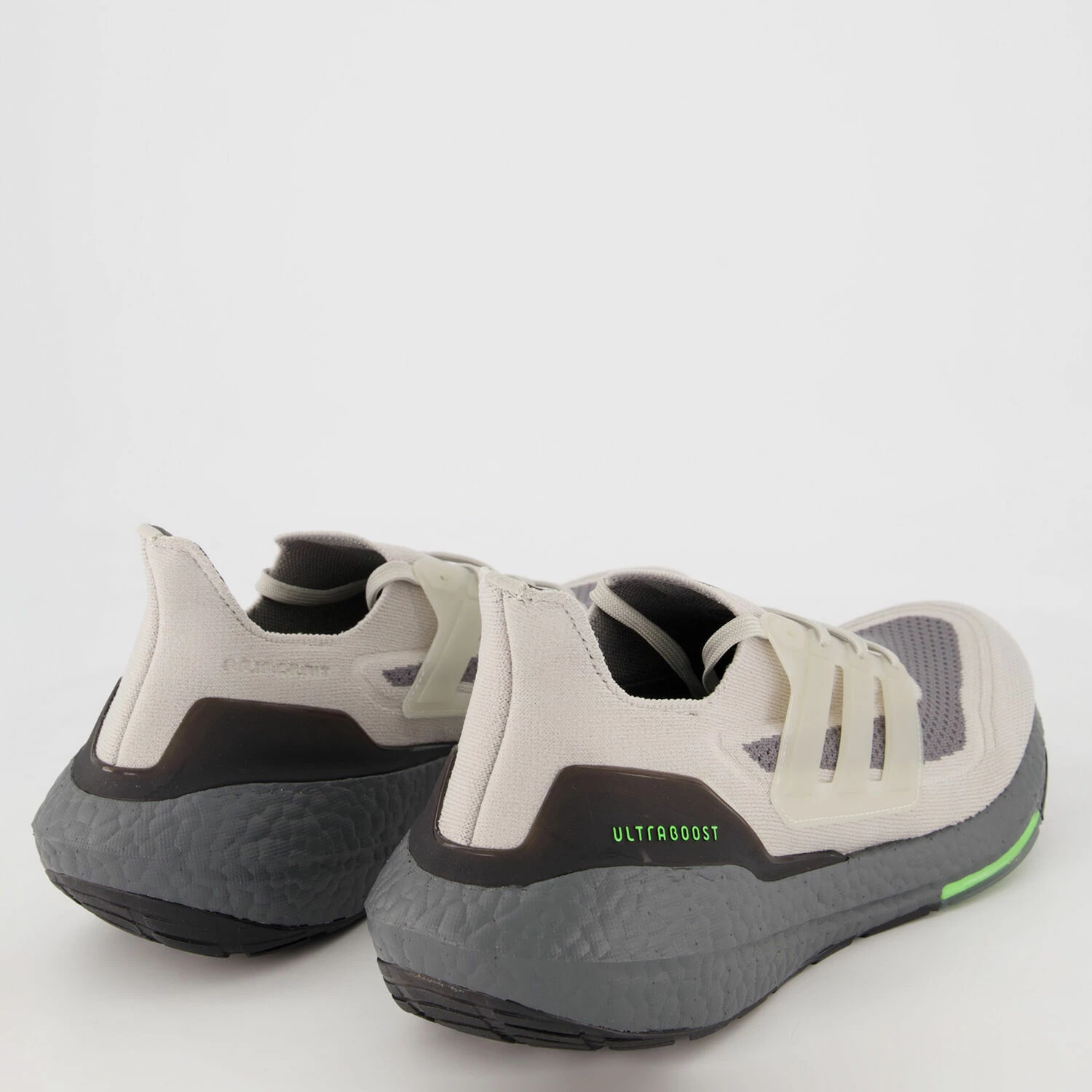 Adidas Grey Ultraboost Trainers - Image 2
