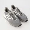 Adidas Grey & White ZX 1K Boost Trainers