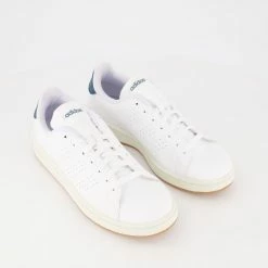 Adidas White Advantage Trainers
