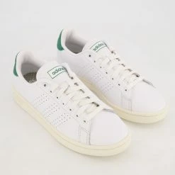 Adidas White Leather Trainers
