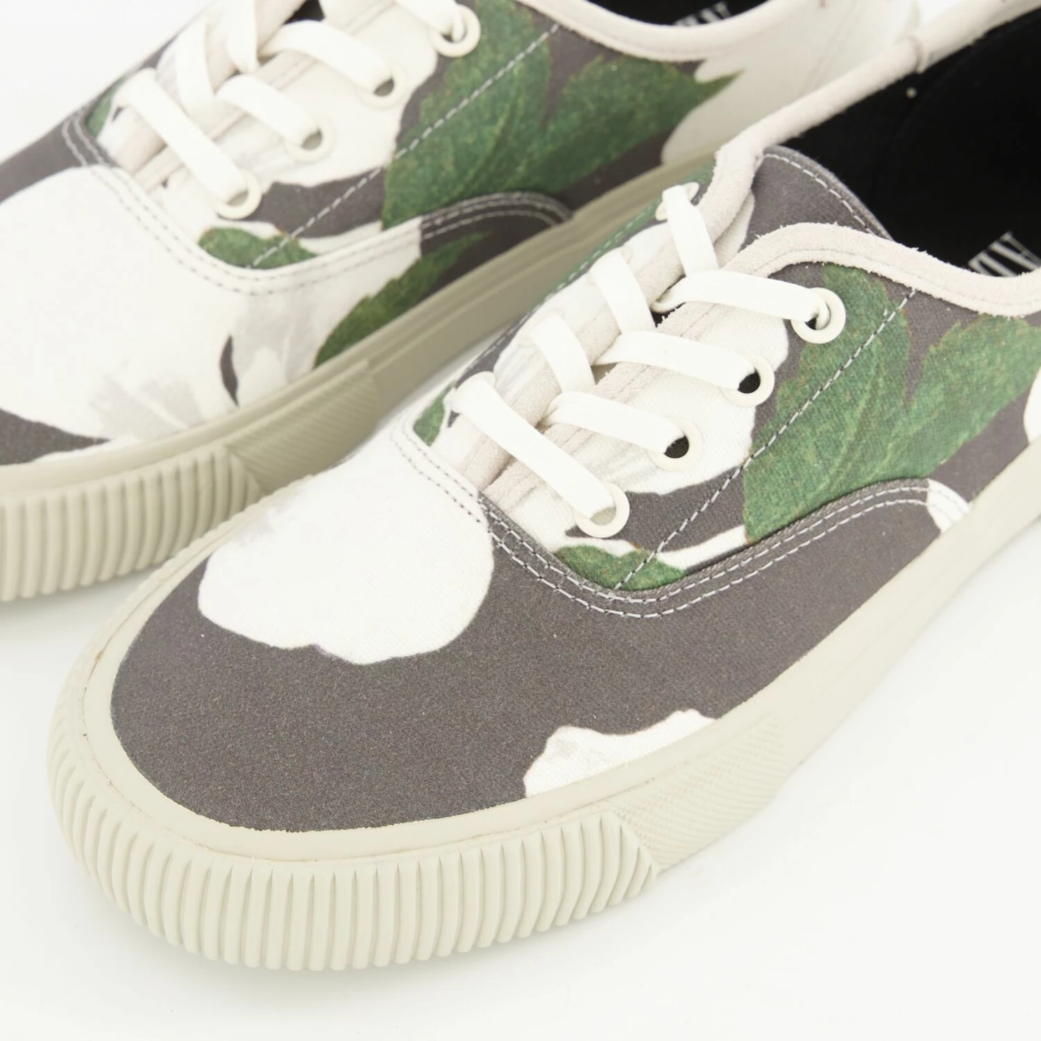 All Saints Green & Grey Camo Trainers - Image 3