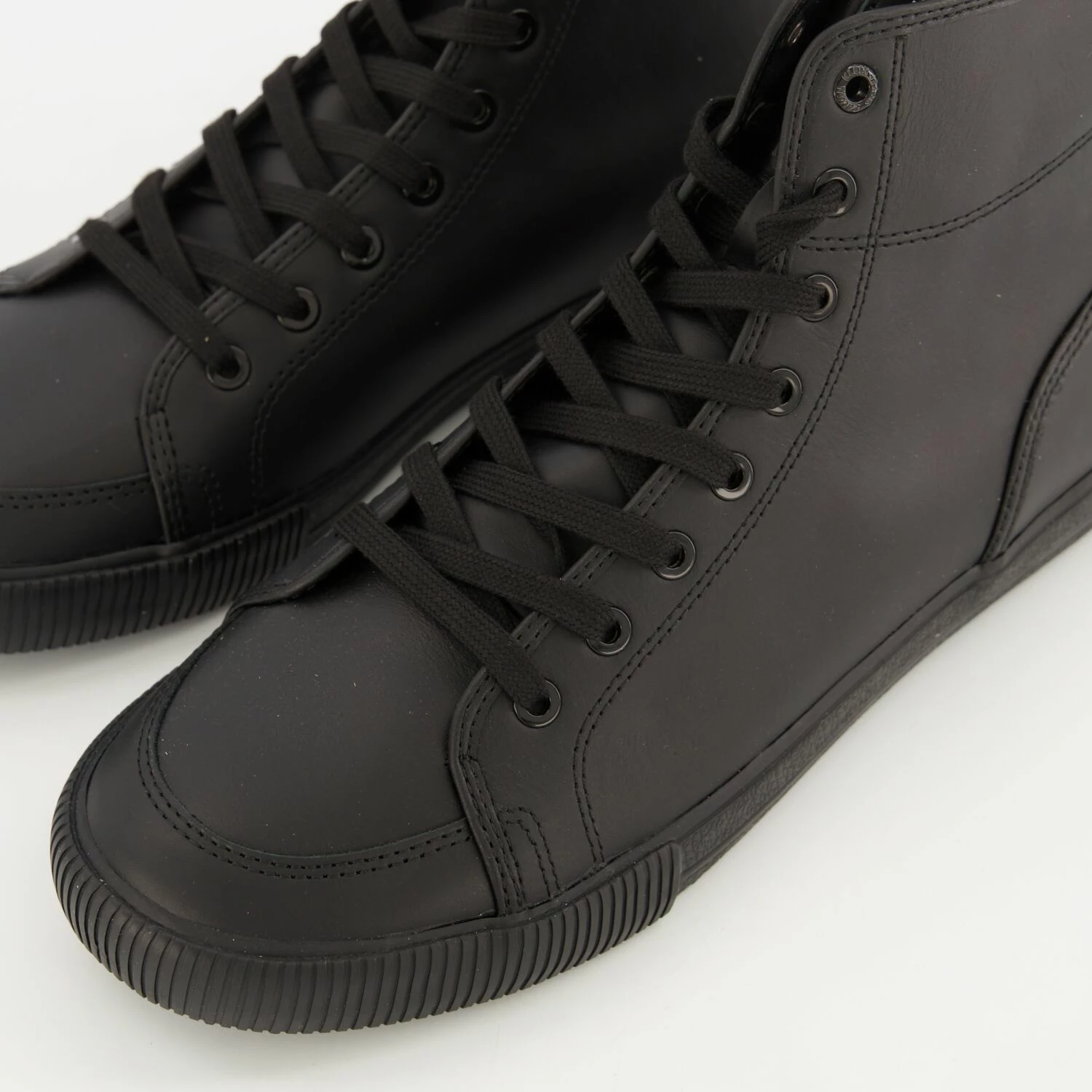 Calvin Klein Black Hi Top Trainers - Image 2