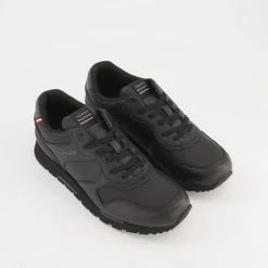 Tommy Hilfiger Black Retro Runner Trainers