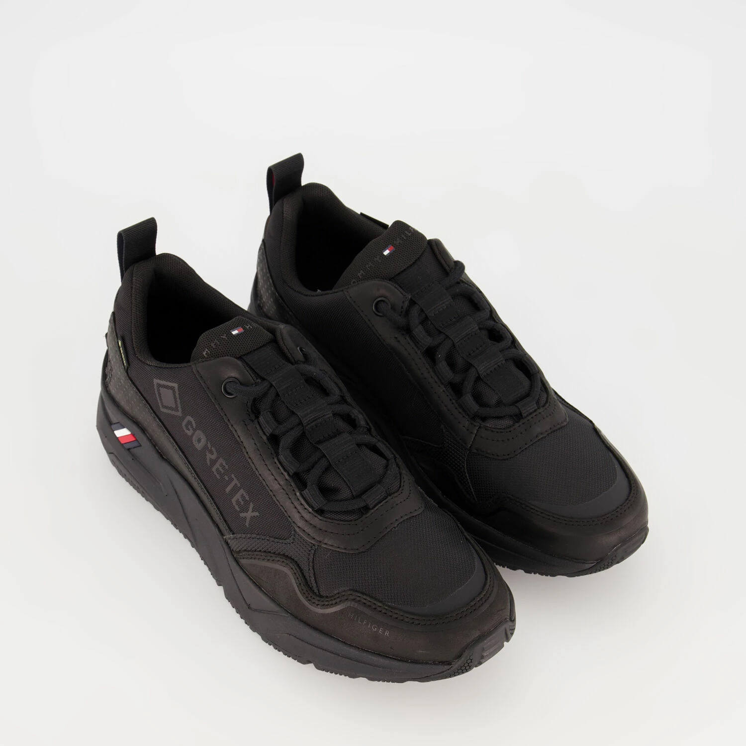 Tommy Hilfiger Black Gore Tex Trainers