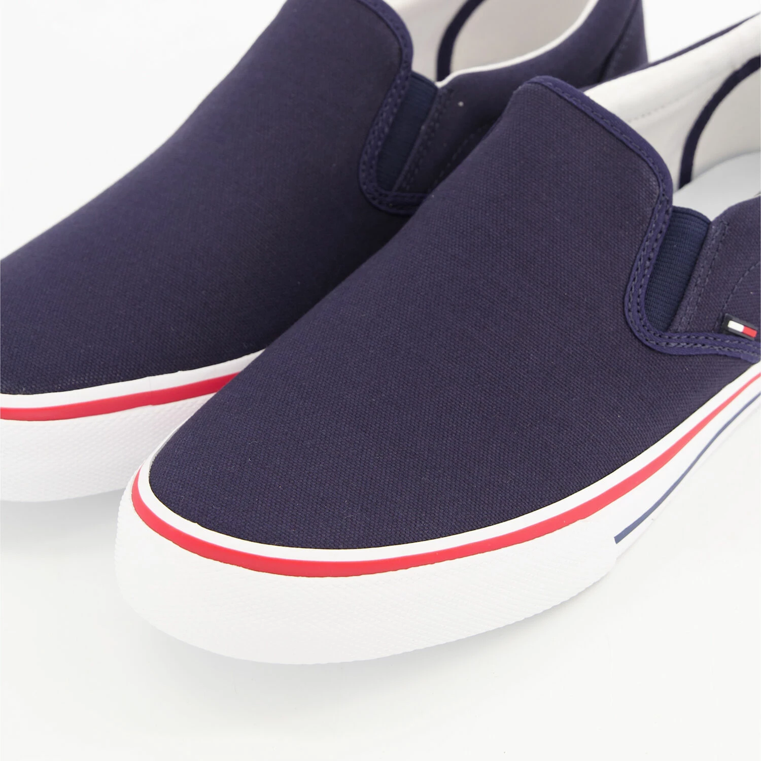 Tommy Hilfiger Navy Flag Trainers - Image 3