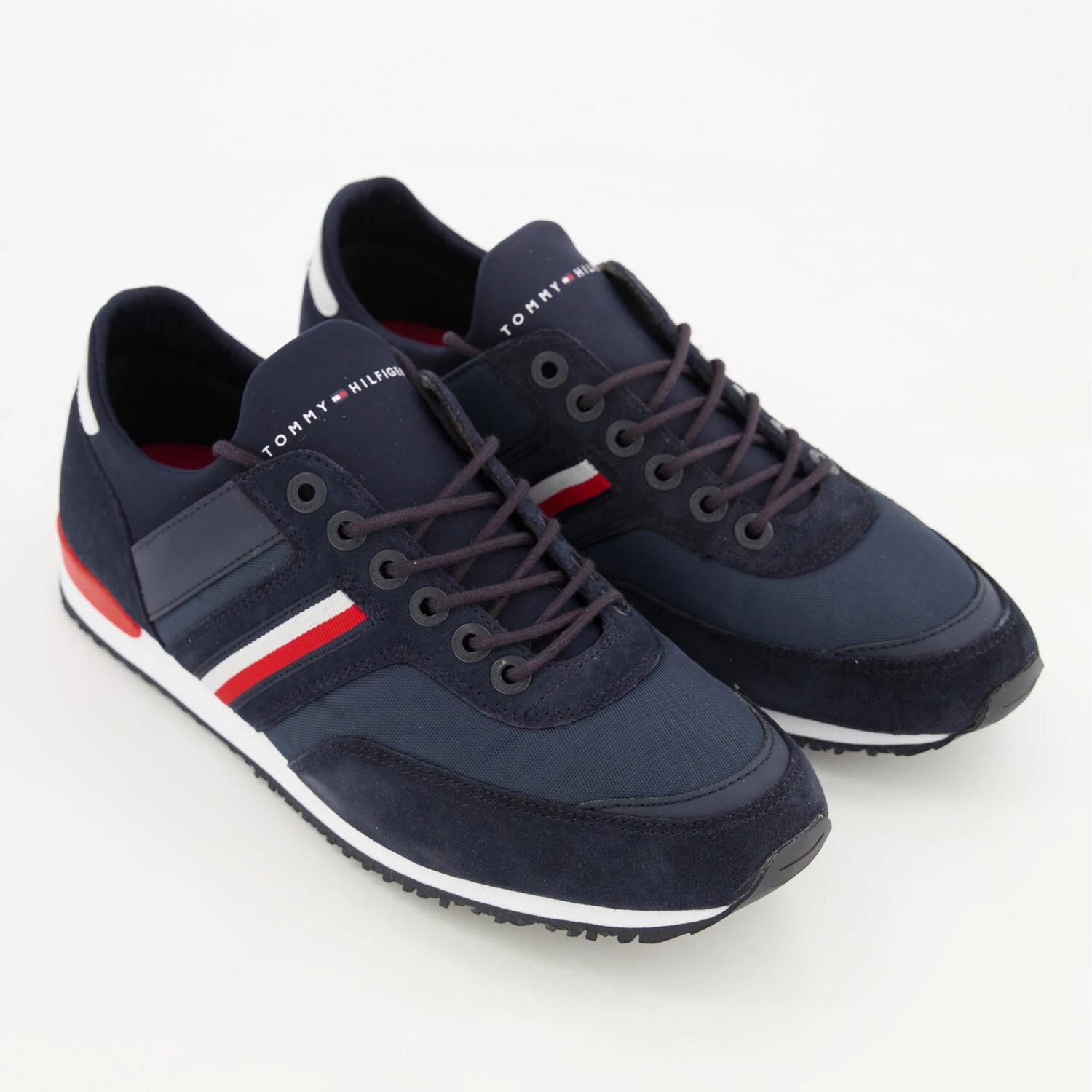 Tommy Hilfiger Navy Lace Trainers