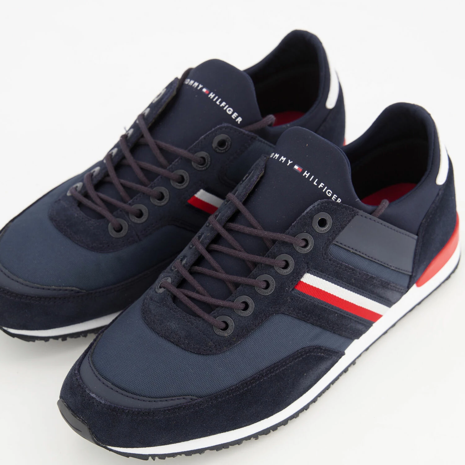 Tommy Hilfiger Navy Lace Trainers - Image 3