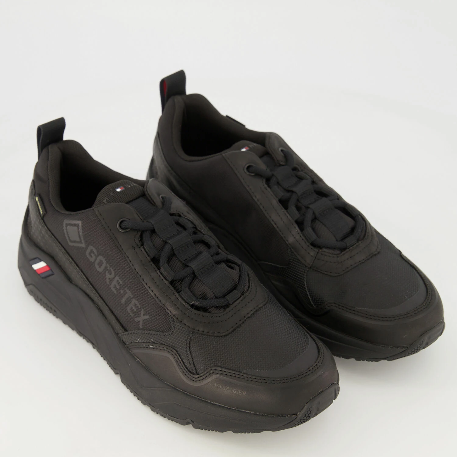 Tommy Hilfiger Black Premium Runner Trainers