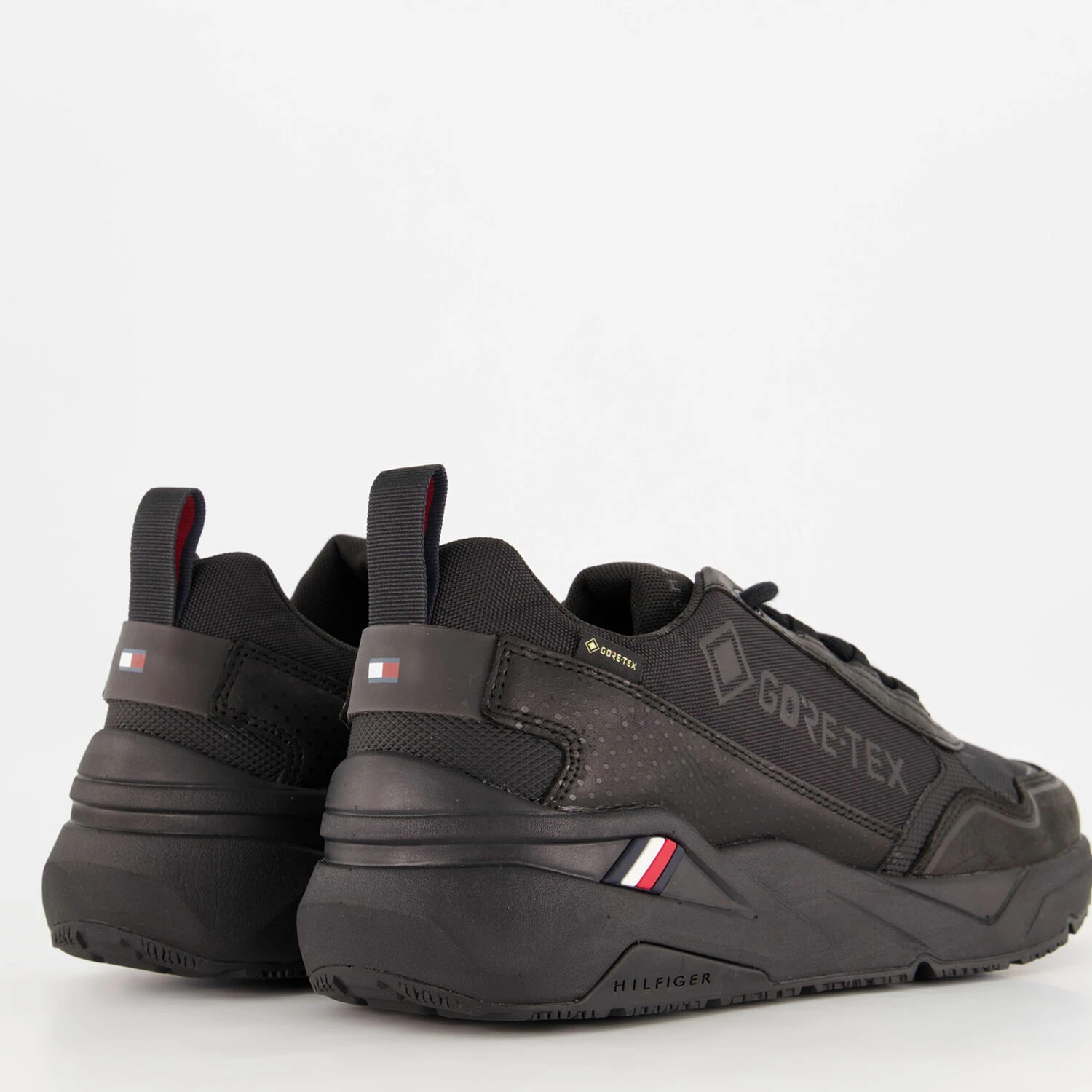 Tommy Hilfiger Black Gore Tex Trainers - Image 2