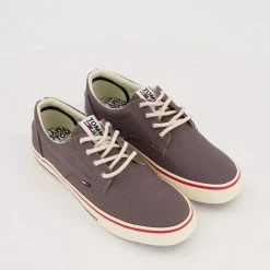 Tommy Hilfiger Steel Grey Textile Trainers