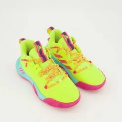 Adidas Neon Yellow Harden Stepback 3 Basketball Trainers