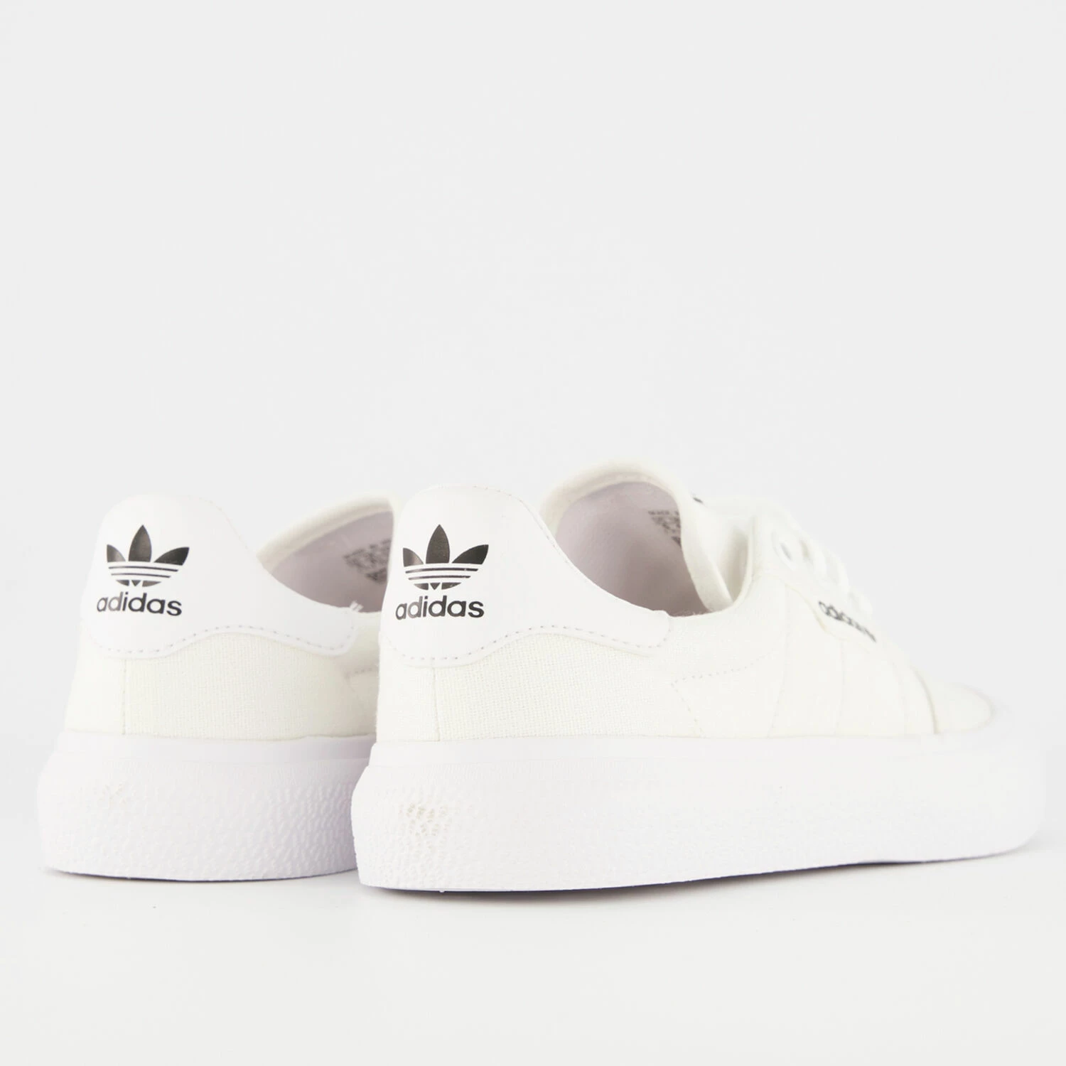 Adidas White 3MC Trainers - Image 2
