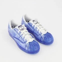 Adidas Blue Superstar Trainers