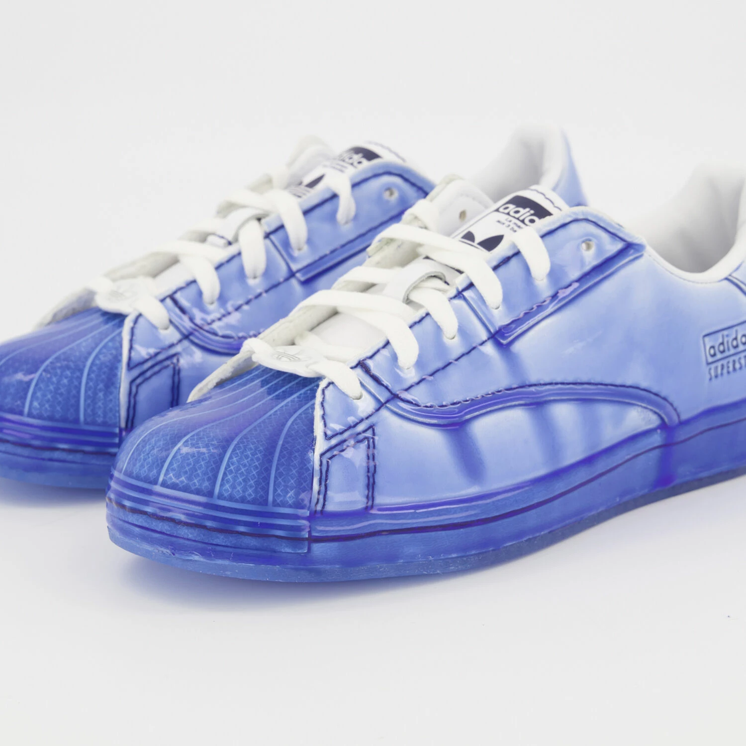 Adidas Blue Superstar Trainers - Image 3