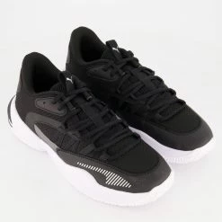 Puma Black Court Rider Trainers