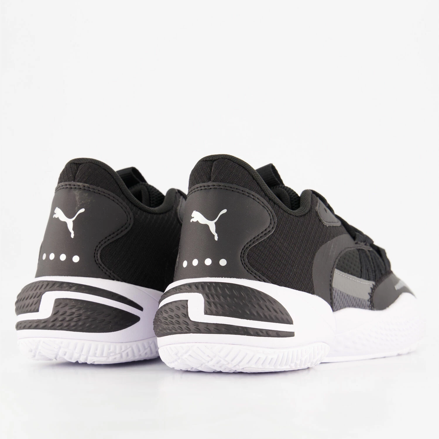 Puma Black Court Rider Trainers - Image 2
