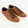 Silver Street London Tan Leather Holden Trainers