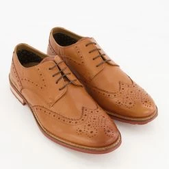 Silver Street Brown Leather Bermonds Brogues