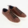 Silver Street London Brown Leather Holden Trainers