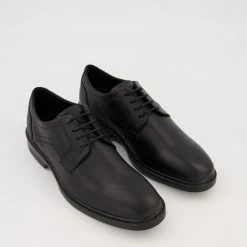 Ecco Black Leather Shoes