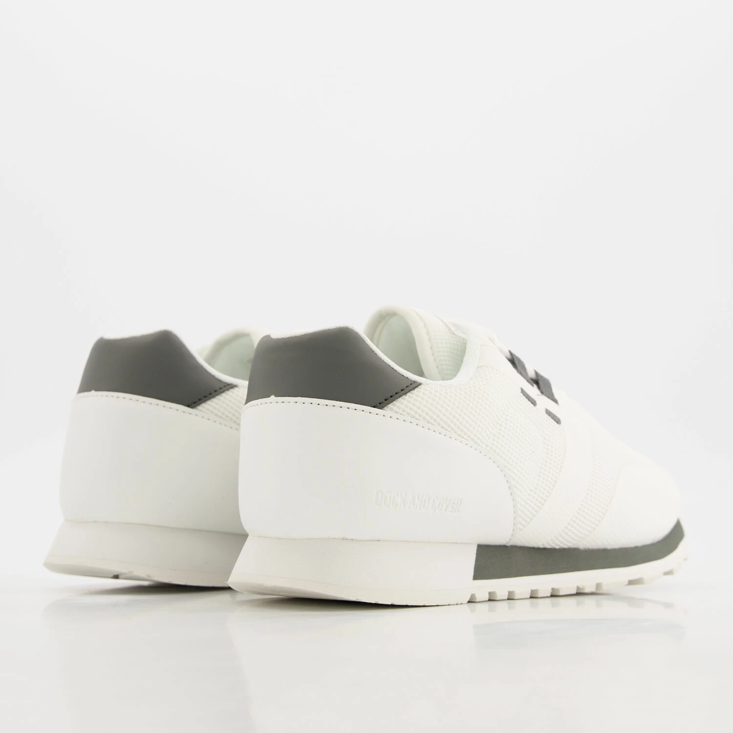 Duck And Cover White Cashfare Trainers - Image 2