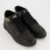 Versace Jeans Couture Black Leather Fondo Starlight Trainers