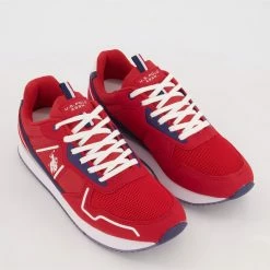 U.S. Polo Assn Red Logo Trainers