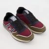 Beverly Hills Polo Club Burgundy Block Running Trainers
