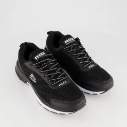 RBX Black & White Logo Trainers
