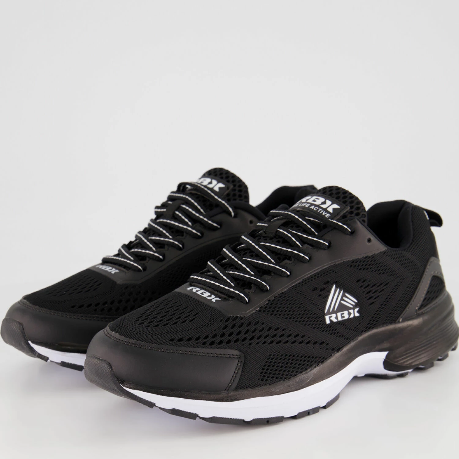 RBX Black & White Logo Trainers - Image 3