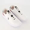 US Polo Assn White Kaleb Trainers