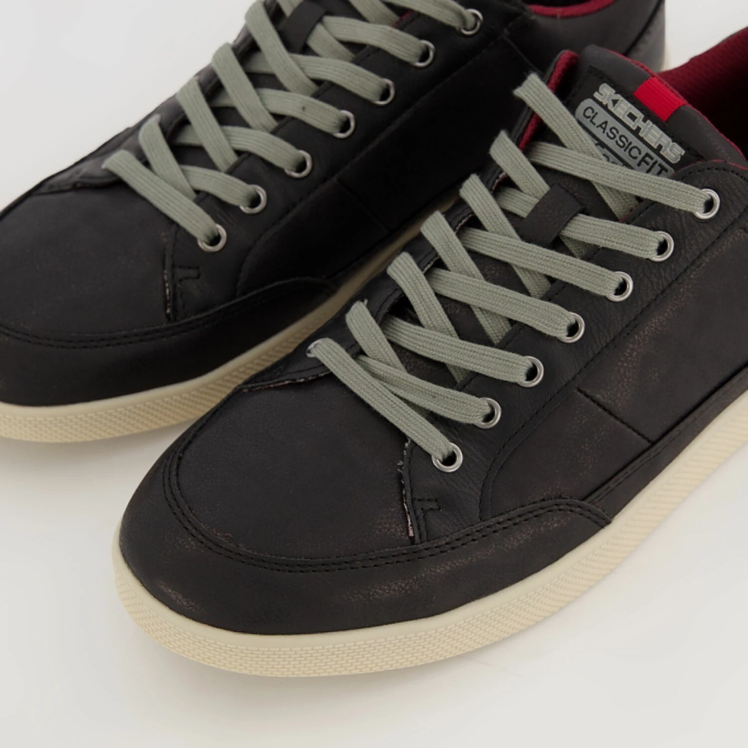 Skechers Black Lace Up Trainers - Image 3