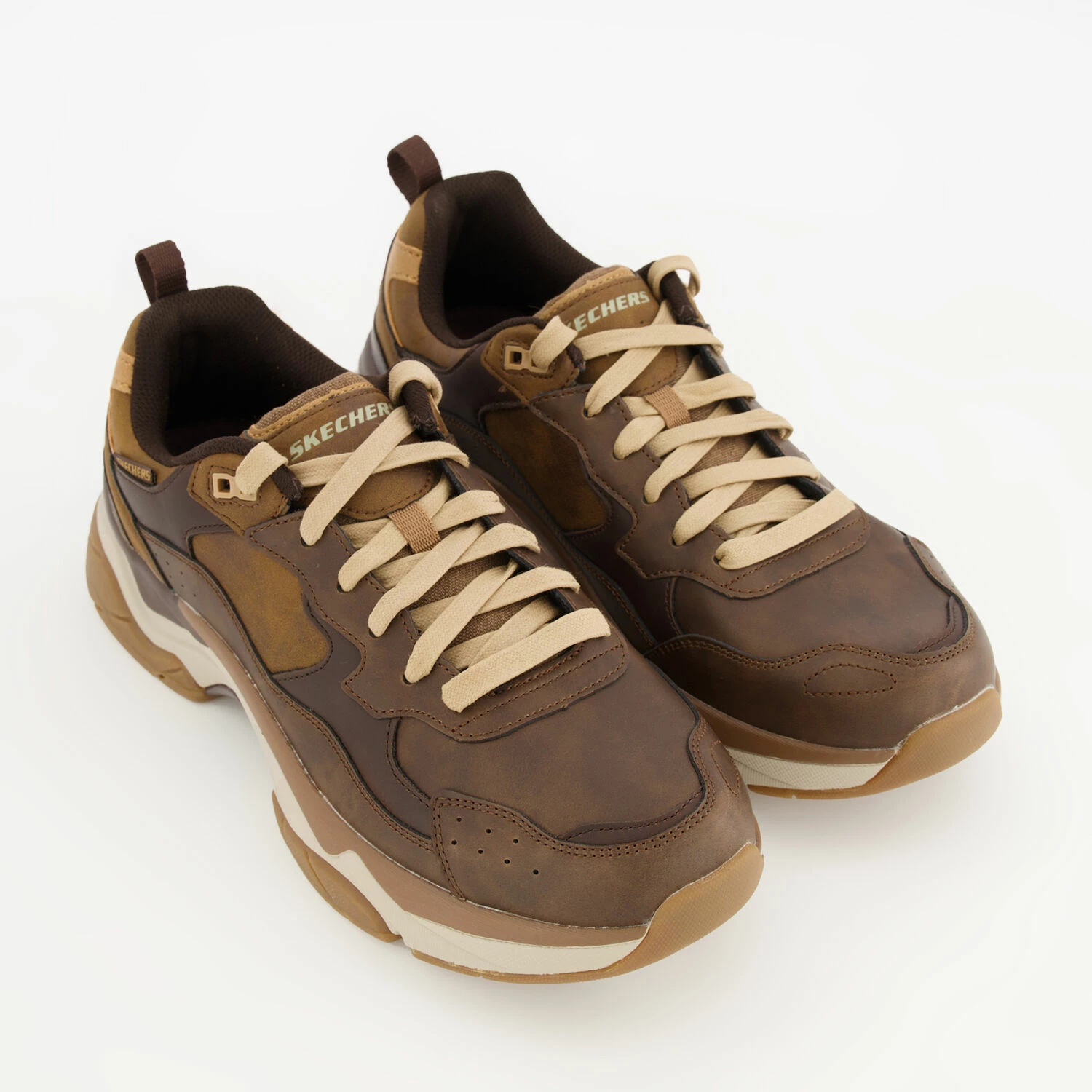 Skechers Brown Brandin Trainers