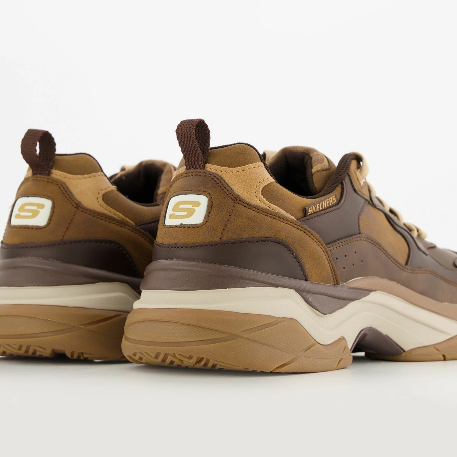 Skechers Brown Brandin Trainers - Image 2