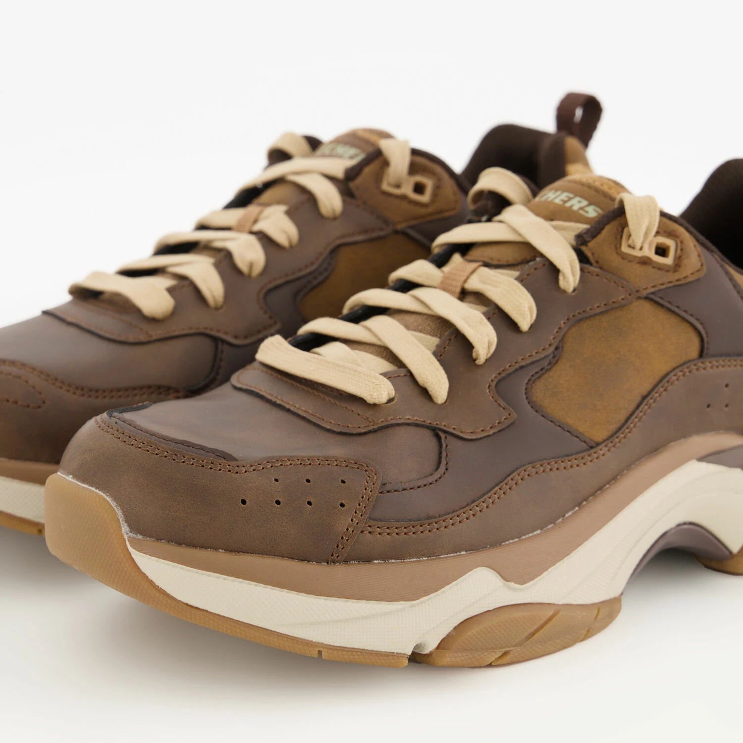 Skechers Brown Brandin Trainers - Image 3