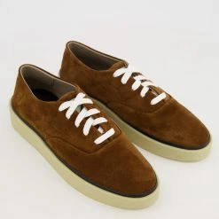 Ermenegildo Zegna Brown Suede JL Trainers